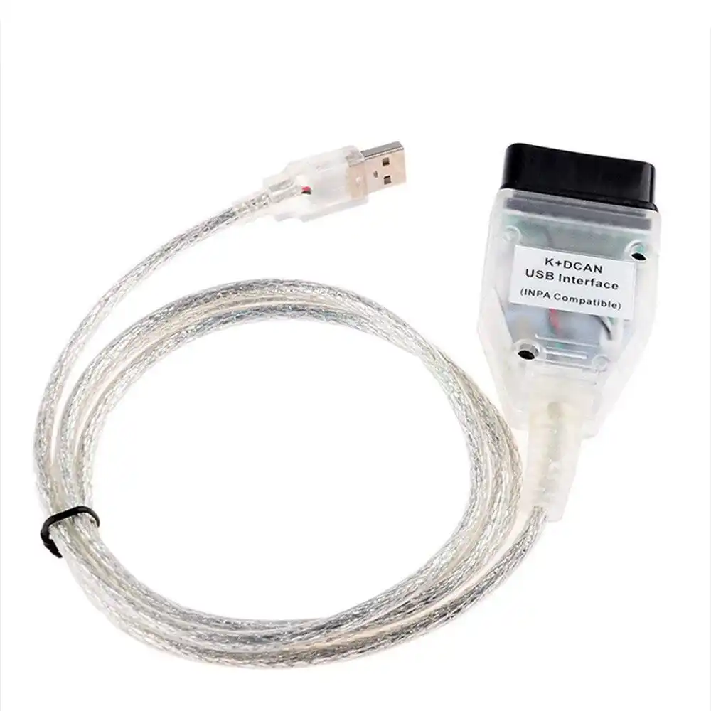 Teşhis Konnektörü Cable-OBD2 OBDII Araç Teşhis Aracı Kablosu INPA Ediabas K + DCAN USB Arabirimi