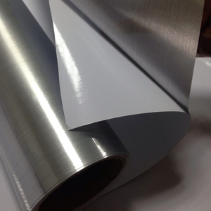 Carta da vinile metallizzata (oro/nastro) taglio a colori 120g segno esterno/vendita pubblicità colla permanente 1.22/0.61m 1-3 anni gsm - Product Image 2