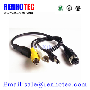 Đầu Nối Hàng Không Nữ 4 Chân GX12 Cho Bộ Chuyển Đổi RCA BNC DC Cáp Camera Chiếu Hậu Chống Nước - Product Image 5