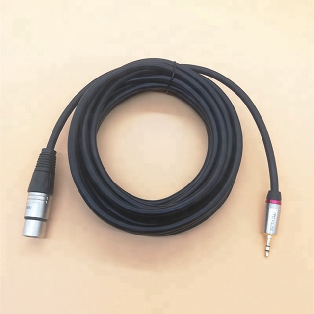 3 Pin Audio Path Cable Balanced 3.5mm Mini Jack to XLR Female Cable 5M