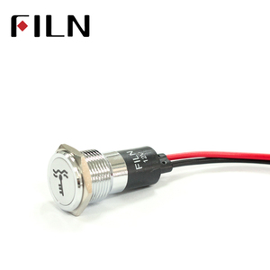 ไฟกันน้ำขนาด 16 มม. FILN 12V LED สำหรับรถยนต์ เรือ ไฟเตือน LED ไฟสัญญาณบนแผงหน้าปัด ไฟแสดงสถานะ - Product Image 5
