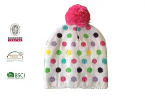 Cappello a cuffia personalizzato invernale in acrilico