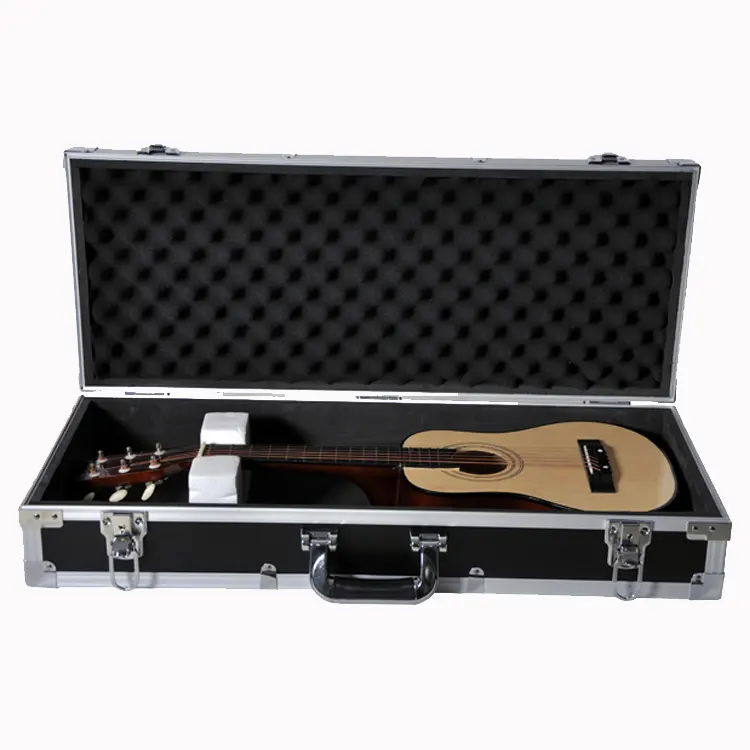 Klassieke Gitaar Case Foam Basgitaar Case Custom Voorzien Hard Gitaar Case