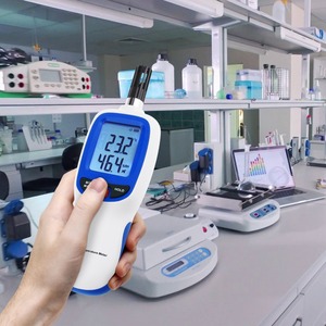 HTM-49 Hygromètre Numérique Psychromètre Humidité & Indicateur de Température 0-100% RH LCD Rétro-Éclairage Gamme d'Humidité - Product Image 3