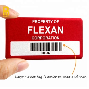 Etichetta Adesiva Durevole in Alluminio Anodizzato con Codice <span class=keywords><strong>QR</strong></span> per Tracciamento Asset - Product Image 4