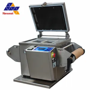 Easy operation modified atmosphere packing tray sealer/gas flush packing machine/gas adjustment vacuum packaging machine