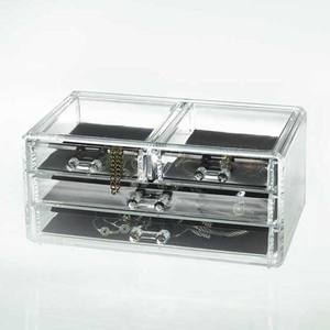 Modern Plastic 2 Tier Hair Jewelry Box - Product Image 6