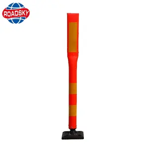 Delineator Bollards Road Lane Divider Plastic Reflecterende Waarschuwing Berichten