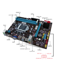 Asus — carte mère DDR3 X 8 go LGA 1155 pour ordinateur de bureau, composant Pc, socket LGA, chipset intel B75, achat total de mémoire