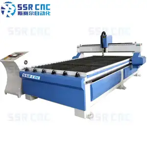 China CNC Plasma Cutting Machine 2M*3M with different power plasma source for different thickness cutting SSR-2030P