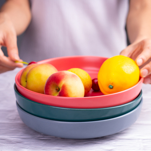 Marcarons-porcelana de Color, plato profundo de cerámica, cuencos para fruta y ensalada - Product Image 3