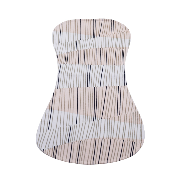 Factory wholesale 3 layers waterproof organic baby bibs baby muslin burp cloth