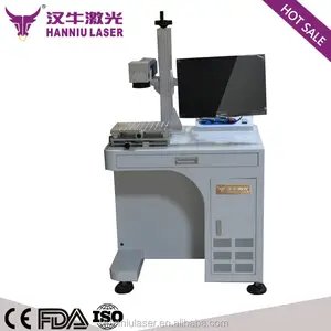 Precio de fábrica 20 W ML-20 Gunagzhou fibra láser máquina de marcado de metal de cerámica de plástico de goma