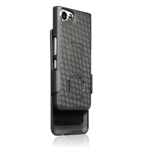 Funda Protectora Shell Weave Combo para Blackberry Key One con Soporte y Clip para Cinturón - Product Image 3