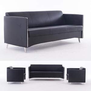 Sofá de Recepción de Oficina Contemporáneo Alex HL-8001 en Piel Sintética - Product Image 1