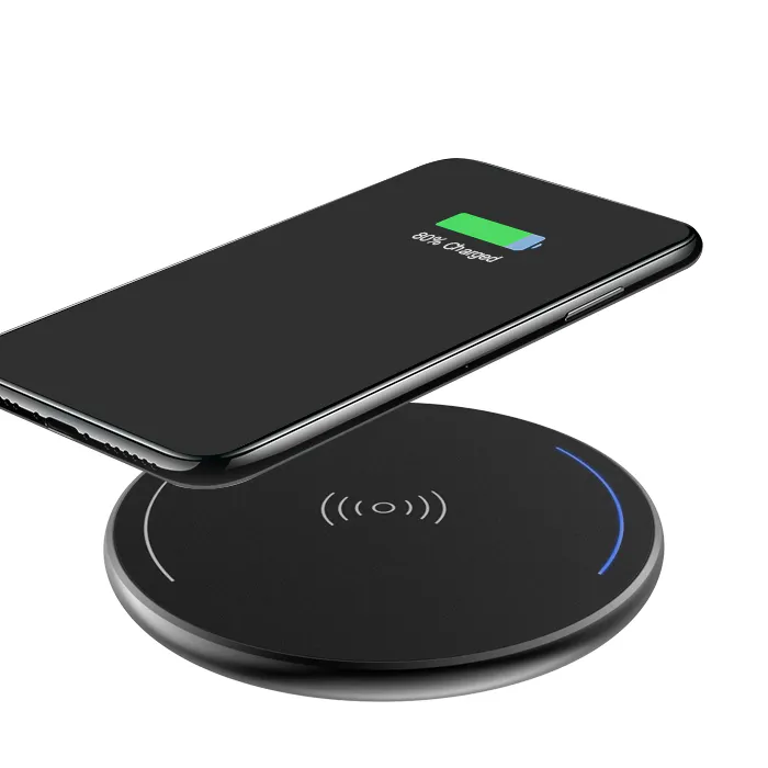 Portable Universal Wireless Charger 10w Wireless Charging Pad QI Fast Charger Station custom logo For iPhone