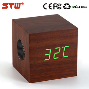 2016 nhà cung cấp trung quốc new gỗ dancing <span class=keywords><strong>water</strong></span> <span class=keywords><strong>bluetooth</strong></span> <span class=keywords><strong>cube</strong></span> loa với clock không dây sạc chức năng - Product Image 1