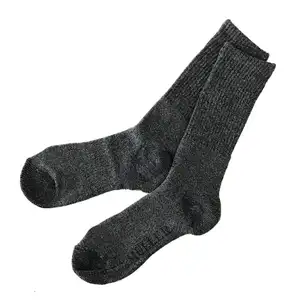 Mid-Calf Medium Weight Hiking Socks with Long Ribbed Cuffs