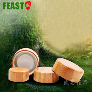 Ecológico Engraveable madera tapa de la botella de agua botella de vidrio - Product Image 1