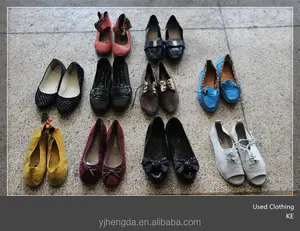 Kullanılan ayakkabı loafer'lar pompalar bale daireler kadın ayakkabı balya toptan