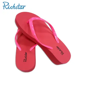 Cheap promotion popular high quality wholesale china factory slippers flip flop high heel