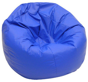 Fauteuil pouf d'intérieur en similicuir pour adultes et enfants, housse de canapé, fauteuil inclinable - Product Image 3
