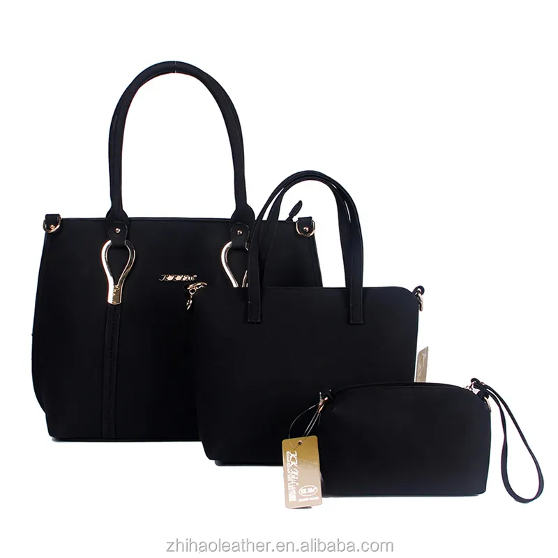 Luxury comfortable guangzhou market 6 pieces set name brand handbag list