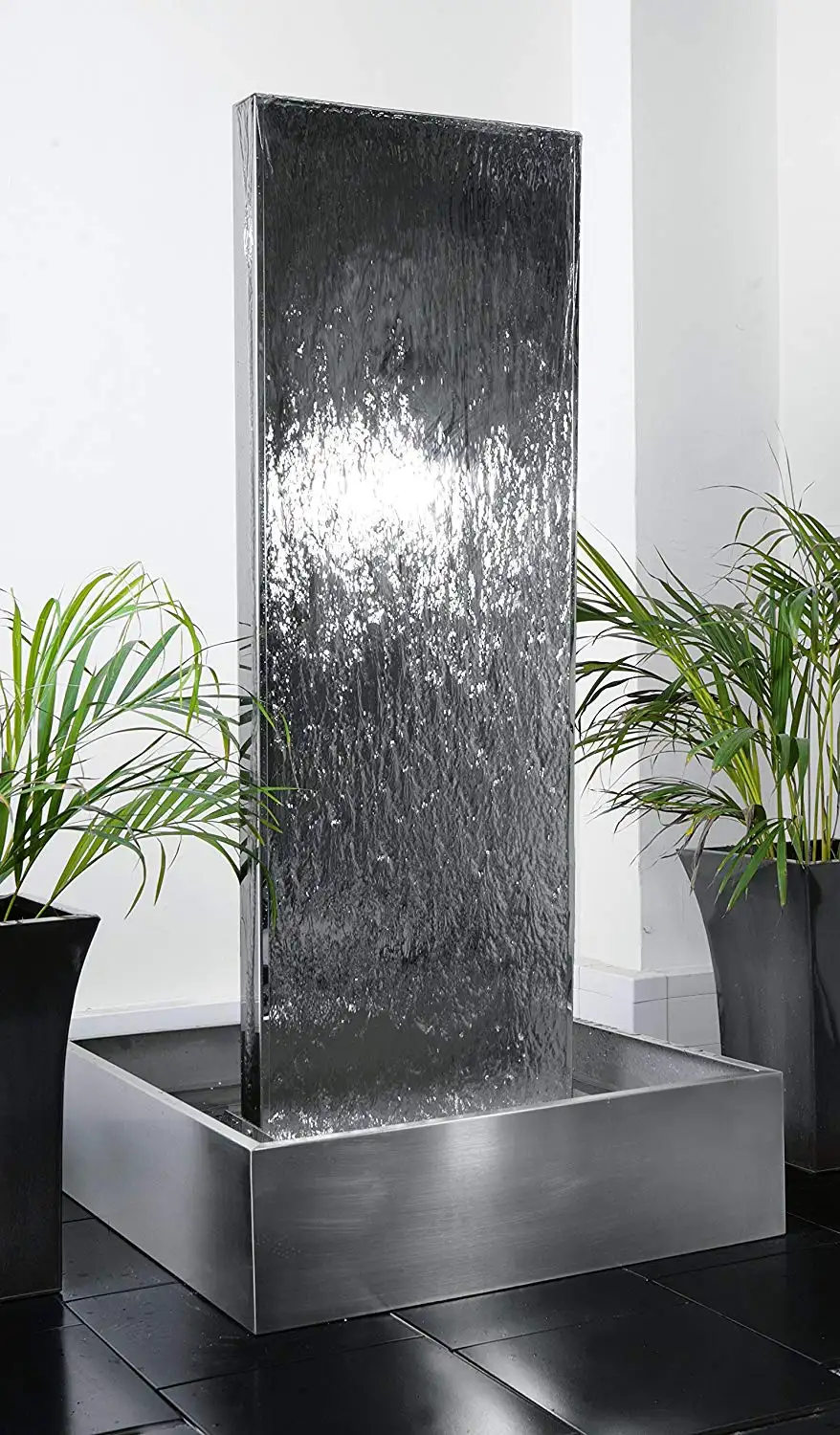 Air Terjun Stainless Steel, Air Mancur Dalam Ruangan untuk Taman Luar Ruangan 304
