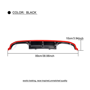 Personalizzato Rosso In Fibra di Carbonio M3 M4 Posteriore Lip Diffusore per <span class=keywords><strong>BMW</strong></span> F8x F82 F80 14-18 - Product Image 5
