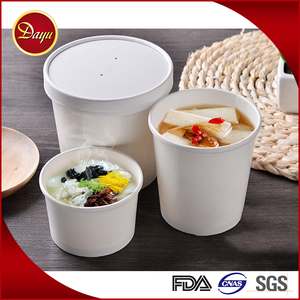 Giấy thủ công Takeaway Hot bát súp và Mì Cup với nắp cho súp mì lollipops Cookie Hamburger bánh mì - Product Image 3