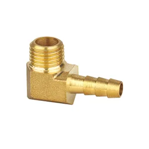 Manufactory Brass gas pipe air hose elbow fitting component