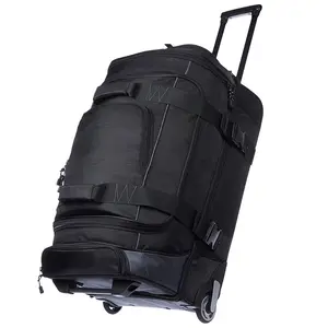 Custom gym sports wheel duffel bag trolley bags travel luggage 26 inch