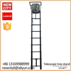 Support télescopique en aluminium pour arbre de chasse échelle de chaise Support d'arbre de camouflage échelle de chasse pliante échelle de chasse - Product Image 2