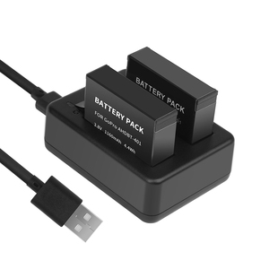 <span class=keywords><strong>Chargeur</strong></span> de batterie Li-ion à double port SHOOT avec câble USB pour Gopro Hero <span class=keywords><strong>4</strong></span> - Product Image 4