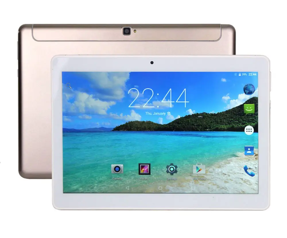 Termurah 10.1 Inch MediaTek 3G Tablet PC dengan Dual SIM Kartu Octa Core 10 Inch 4G Tablet Android tanpa Kamera