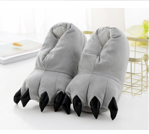 LK Plush <strong>Claw</strong> Toy House <strong>Slippers</strong> High Quality Plush Animal <strong>Claw</strong> <strong>Slippers</strong> Hotel Office Shoes - Product Image 1