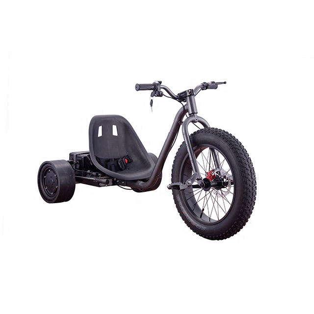 Eu Magazijn Gratis Verzending Goedkope Volwassen Grote Wiel 48V 1500W Borstelloze Gemotoriseerde Elektrische Drift Trike Ce Goedgekeurd