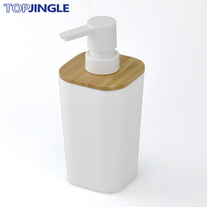 Botella de Plástico Acrílico con Tapa de Bambú de Forma Cónica Ecológica en Oferta, para Loción Corporal, Diseño Personalizable de Alta Calidad - Product Image 1
