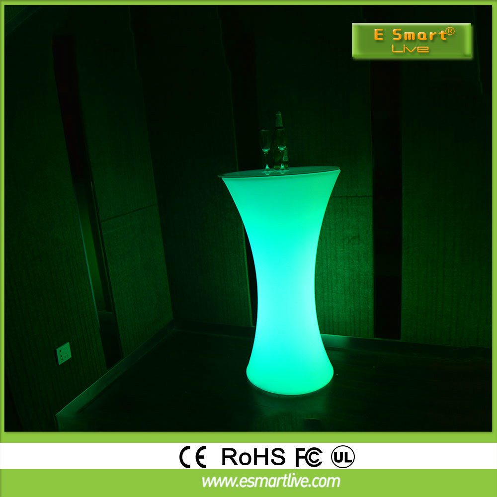 LED éclairage haute cocktail bar table pour la partie de l'événement KTV discothèque/high top tables de cocktail
