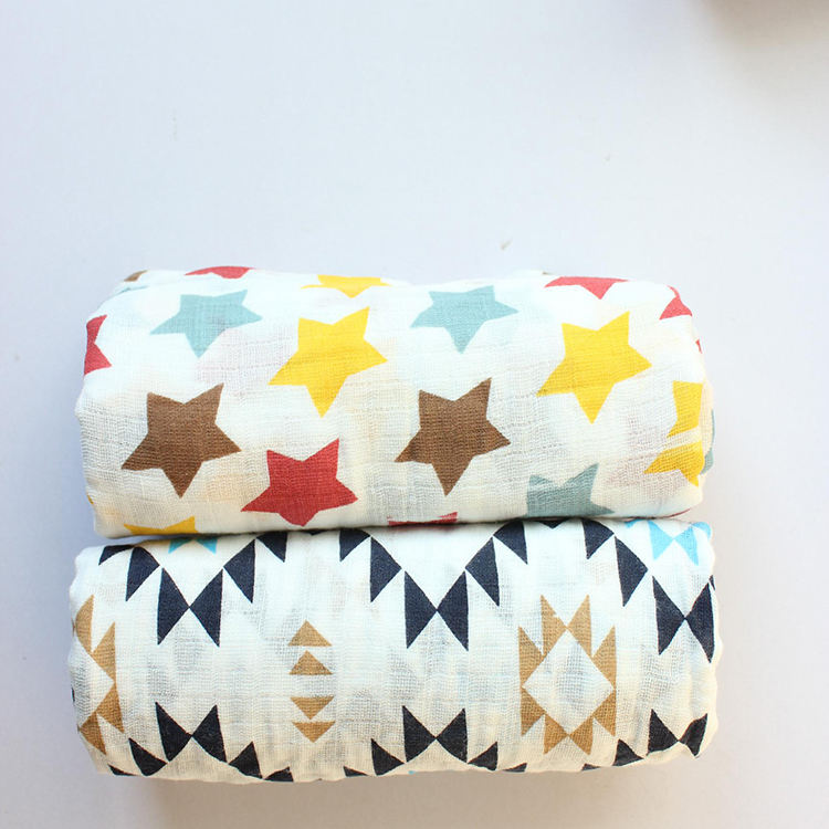 Zogift 2018 nuevo producto 2 capas suave ecológico 100% tela de muselina de algodón Toalla de baño niños - Product Image 5