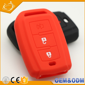 2018 Ô Tô Phụ Kiện Sản Phẩm Silicon Keyless Món Quà Màu Đen <span class=keywords><strong>Fob</strong></span> Từ Xa Chính Trường Hợp Bìa cho Toyota Tacoma - Product Image 1