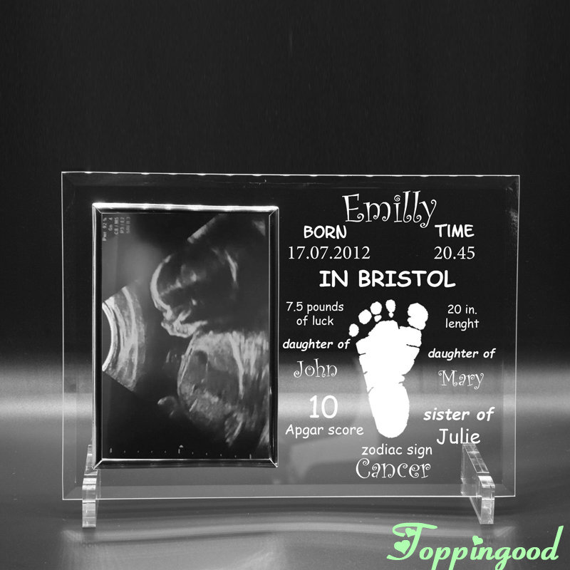 2018 модные фото стекло для ультразвуковой рамка для фотографий