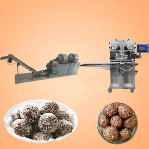 Hanjue Automatic rum ball making machine with Covering and rolling machine for energy ball, sesame ball, mochi with CE