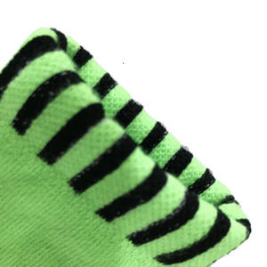 Chaussettes de parc antidérapantes pour enfant, 3 pièces, avec poignets et pinces à main rayés - Product Image 5
