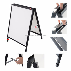 22 "x 28'' trượt trong gấp một khung vỉ<span class=keywords><strong>a</strong></span> hè dấu hiệu hiển thị hai mặt với hai tấm nhự<span class=keywords><strong>a</strong></span> sóng một khung - Product Image 5