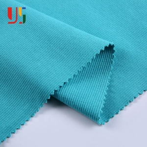 Tela de LICRA orgánica azul, tejido de punto jacquard, 100% algodón, para tejer camisa, <span class=keywords><strong>2x2</strong></span> - Product Image 6