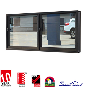 Superhouse Australian Standard Aluminium Louver Window with <strong>Security</strong> <strong>bar</strong> and Frosted Glass - Product Image 4