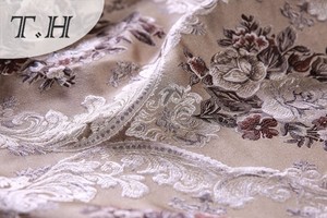 Kain Pelapis Jacquard TengHui untuk Dekorasi Rumah, Lembut, 3D, Satin Antik untuk Furnitur <span class=keywords><strong>Sofa</strong></span>, Motif <span class=keywords><strong>Herringbone</strong></span> untuk Ruang Tamu - Product Image 5