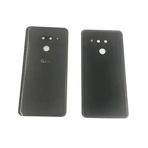 OEM Kaca Belakang Back Door Back Cover Untuk LG G8 Thinq G820 Penutup Belakang dengan Lensa Kamera