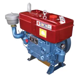 Baru Tersedia Stok Langsung Mesin Diesel Silinder Tunggal Pendingin Air Injeksi Mesin Diesel ZS1125 28HP